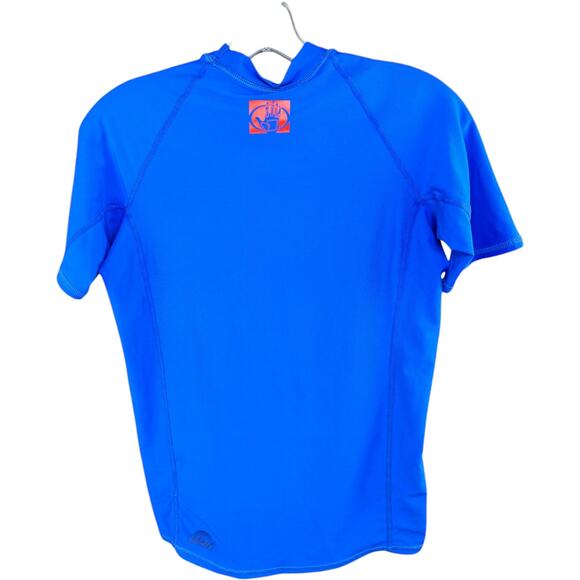 Body Glove Juniors Short Arm Fitted Rashguard, Male. Junior, Royal Blue, 14 - Picture 8 of 11